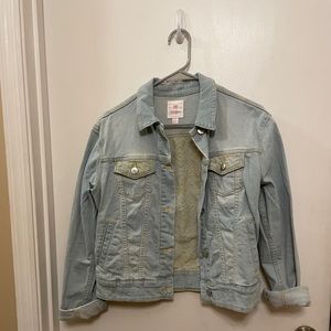 LulaRoe Embroidered Jean Jacket - Small